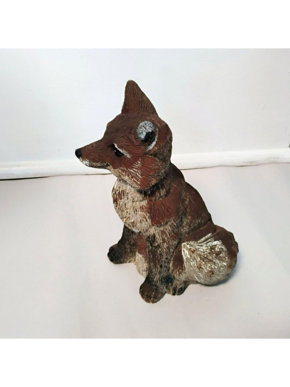 Vintage ArtLine Fox Figurine, Animal Garden Statue, 1992, 8-Inch Woodland Decor - Picture 2 of 6